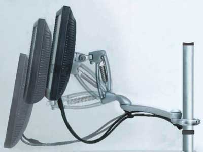Medical display screen mounting bracket